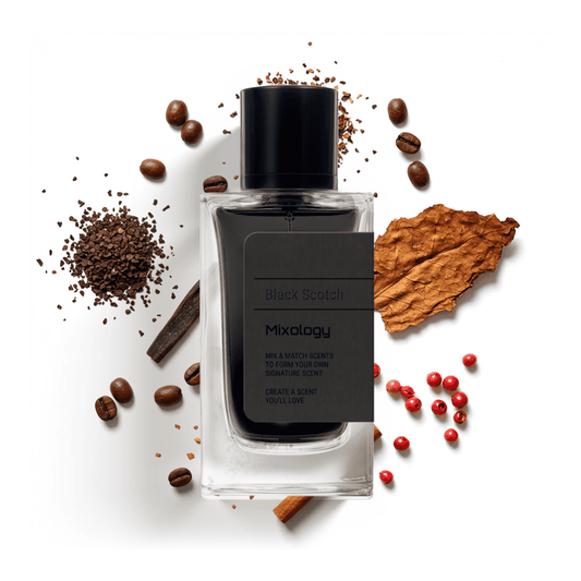 BLACK SCOTCH Mixology no.5 - A daring fusion of Black Afgano + Black Opium - Dubai Parfem Shop EU | MSTV j.d.o.o.