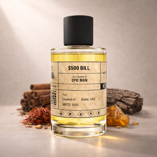 $500 BILL - similar scent notes Epic Man Amouage