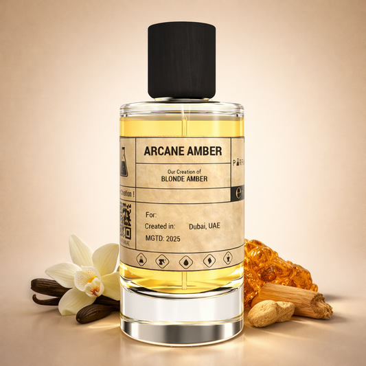 ARCANE AMBER - similar scent notes Blonde Amber by Clive Christian