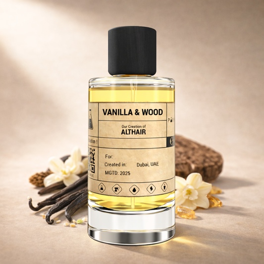 VANILLA&WOOD - similar scent notes Althair Parfums de Marly