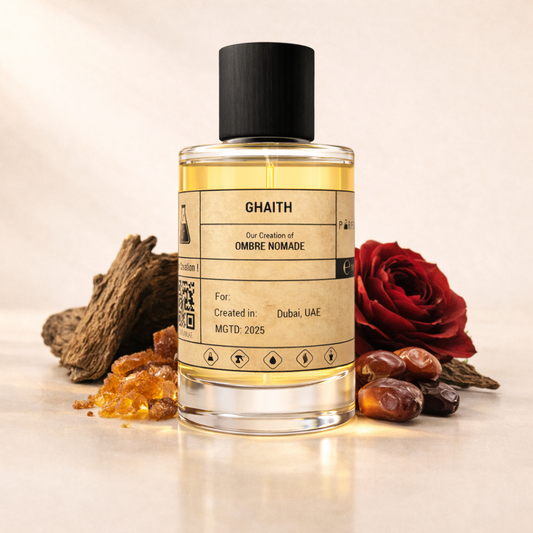 GHAITH - similar scent notes Ombre Nomade LV