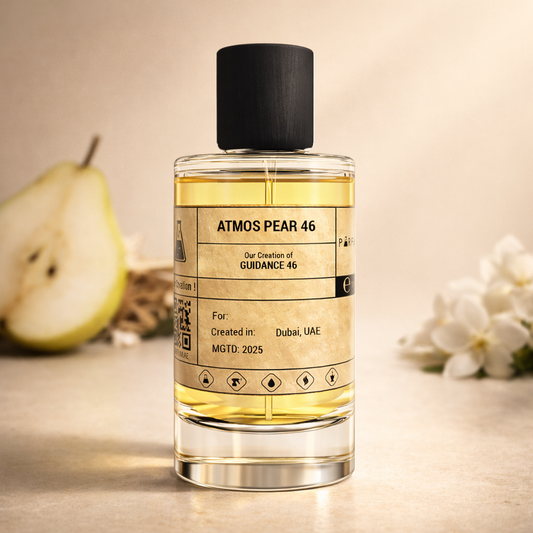 ATMOS PEAR 46 - similar scent notes Amouage Guidance 46