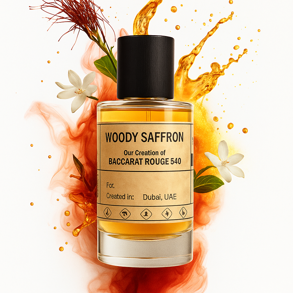WOODY SAFFRON - similar scent notes BACCARAT ROUGE 540 MFK - Dubai Parfem Shop EU | MSTV j.d.o.o.