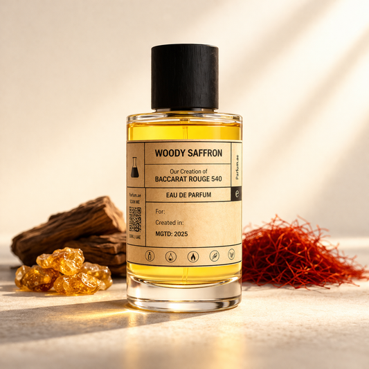 WOODY SAFFRON - similar scent notes BACCARAT ROUGE 540 MFK